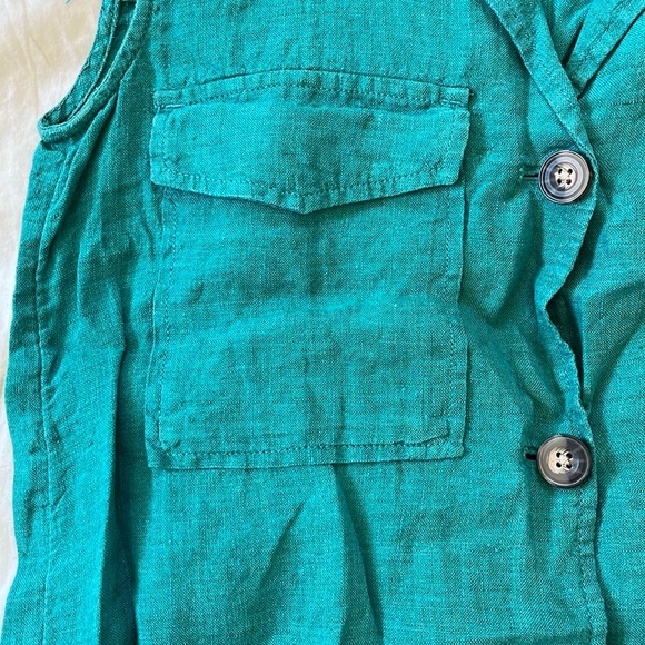 M&S Collection Linen Top - Picture 3 of 8